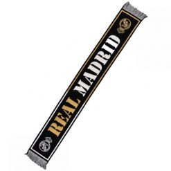 Real Madryt szalik kibica Knitted Scarf 26TH RM4BUF26 wielokolorowy. Czarne szaliki i kominy Real Madrid, bez wzorów, sportowe. Za 99.00 zł.