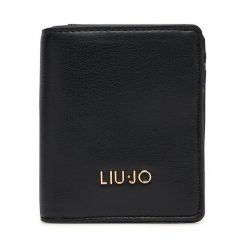 Mały Portfel Damski Liu Jo. Czarne portfele Liu Jo, bez wzorów. Za 189.99 zł.