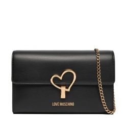 Torebka LOVE MOSCHINO. Czarne kopertówki Love Moschino, bez wzorów, wizytowe, bez dodatków. Za 619.99 zł.