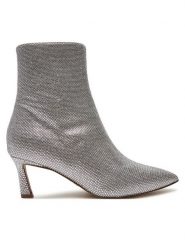 Steve Madden Botki Lulah-R SM11003281 Srebrny. Szare botki Steve Madden, bez wzorów, z tworzywa sztucznego, bez obcasa, na szpilce, bez zapięcia. Za 479.99 zł.