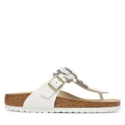 Japonki Birkenstock. Białe japonki Birkenstock, bez wzorów. Za 599.99 zł.