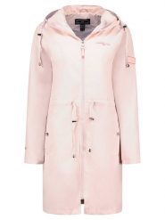Geographical Norway Parka "Dagny" w kolorze jasnoróżowym rozmiar: S. Różowe płaszcze Geographical Norway, s, z aplikacjami, bez kaptura. Za 176.50 zł.