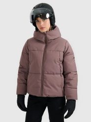 4F Kurtka narciarska w kolorze jasnoróżowym rozmiar: M. Różowe kurtki narciarskie 4f, m, bez wzorów, bez kaptura, narciarskie. Za 274.75 zł.