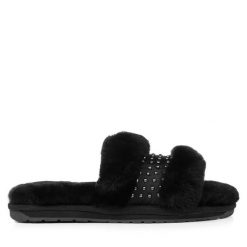 Kapcie EMU Australia. Czarne kapcie Emu Australia, bez wzorów. Za 279.99 zł.