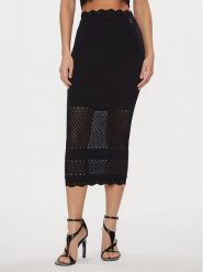 Patrizia Pepe Spódnica ołówkowa 8G0371/K171-K103 Czarny Slim Fit. Czarne spódnice Patrizia Pepe, bez wzorów, z wiskozy, ołówkowe. Za 1,379.00 zł.