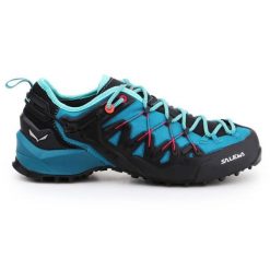 Buty Salewa Ws Wildfire Edge W 61347-8736 czarne. Czarne buty trekkingowe bez wzorów, z materiału, bez zapięcia, wspinaczkowe. Za 962.69 zł.