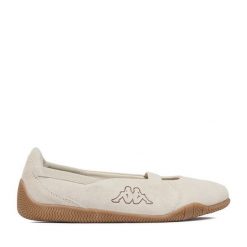 Baleriny Kappa. Brązowe baleriny Kappa, bez wzorów, bez obcasa, bez zapięcia. Za 179.99 zł.