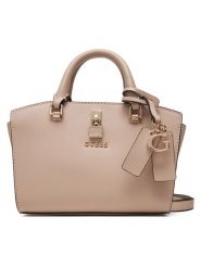 Guess Torebka HWVG96 55760 Beżowy. Brązowe torebki klasyczne Guess, z aplikacjami, ze skóry, bez dodatków. Za 409.99 zł.