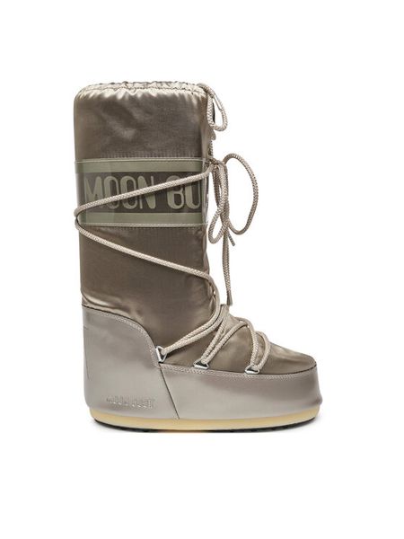 Moon Boot Śniegowce 80D1401680 Złoty. Żółte śniegowce Moon Boot, bez wzorów, ze skóry, bez zapięcia. Za 1,019.00 zł.