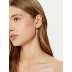 Kolczyki BOSS. Żółte kolczyki Boss, złote. Za 249.99 zł.