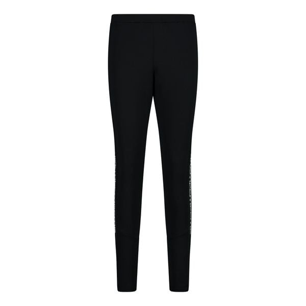 Damskie legginsy CMP. Czarne legginsy CMP, bez wzorów, z materiału. Za 188.00 zł.