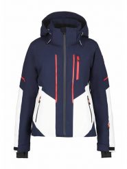 Icepeak Kurtka narciarska "Fithian" w kolorze granatowo-białym rozmiar: 44. Niebieskie kurtki narciarskie Icepeak, m, bez wzorów, bez kaptura, narciarskie. Za 392.76 zł.
