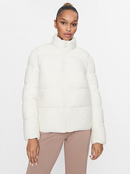 Guess Kurtka przejściowa V3BL13 WFUD0 Écru Regular Fit. Kurtki Guess, m, z aplikacjami, z syntetyku, bez kaptura. Za 459.99 zł.