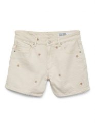 Vero Moda Szorty dżinsowe w kolorze beżowym rozmiar: S. Brązowe szorty Vero Moda, bez wzorów, klasyczne. Za 105.88 zł.