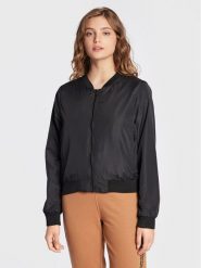 Brave Soul Kurtka bomber LJK-KAJAL Czarny Regular Fit. Czarne kurtki Brave Soul, bez wzorów, z syntetyku, bez kaptura. Za 79.99 zł.