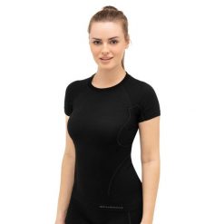 Koszulka wełniana z krótkim rękawem damska Brubeck ACTIVE WOOL. Czarne bielizna termoaktywna damska Brubeck, bez wzorów, z elastanu, bez ramiączek. Za 190.00 zł.