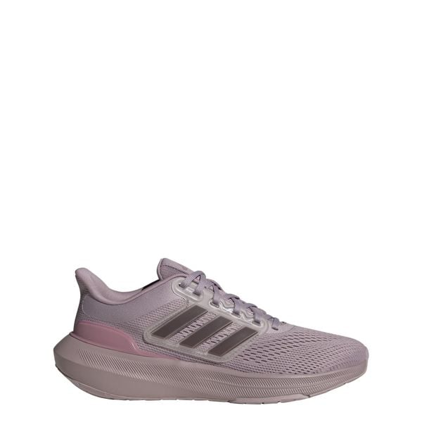 Buty Ultrabounce. Białe buty do biegania adidas, bez wzorów, z materiału, bez zapięcia, do biegania. W wyprzedaży za 338.30 zł.