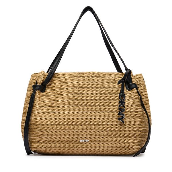 Torebka DKNY. Brązowe torebki klasyczne DKNY, bez wzorów, klasyczne, bez dodatków. Za 558.99 zł.