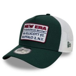 Czapka z daszkiem New Era. Zielone czapki z daszkiem New Era, bez wzorów. Za 99.99 zł.