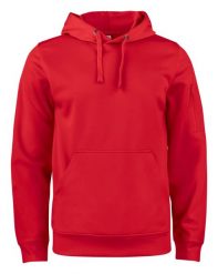 Clique Basic Active bluza z kapturem z poliestru – red. Czerwone bluzy CLIQUE, s, bez wzorów, z poliesteru, bez ramiączek, z kapturem. Za 189.08 zł.