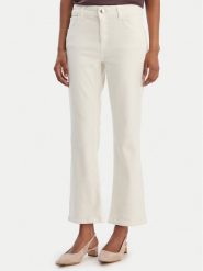 Marella Spodnie materiałowe Sfinge 2615131261 Écru Slim Fit. Spodnie materiałowe Marella, bez wzorów, z bawełny. Za 479.99 zł.