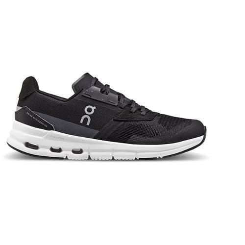 Buty do biegania damskie On Cloudrift. Czarne buty do biegania On, bez wzorów, z materiału, bez zapięcia, do biegania. Za 509.99 zł.