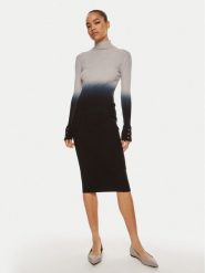 Liu Jo Sukienka dzianinowa WF4356 MA47P Szary Slim Fit. Szare sukienki Liu Jo, xl, bez wzorów, z dzianiny, bez kołnierzyka, bez ramiączek. Za 439.99 zł.