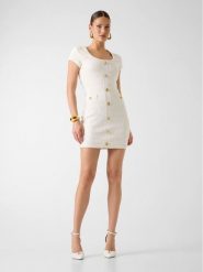 Marciano Guess Sukienka codzienna 180733 Beżowy Classic Fit. Brązowe sukienki Marciano Guess, na co dzień, z aplikacjami, bez kołnierzyka, bez ramiączek, proste. Za 990.00 zł.