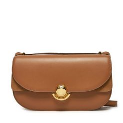 Torebka Furla. Brązowe listonoszki Furla, bez wzorów, bez dodatków. Za 2,099.00 zł.