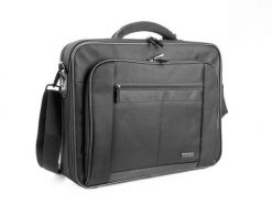 Torba Natec Boxer 17.3'' czarny. Czarne torby na laptopa NATEC, bez wzorów, z materiału. Za 149.90 zł.