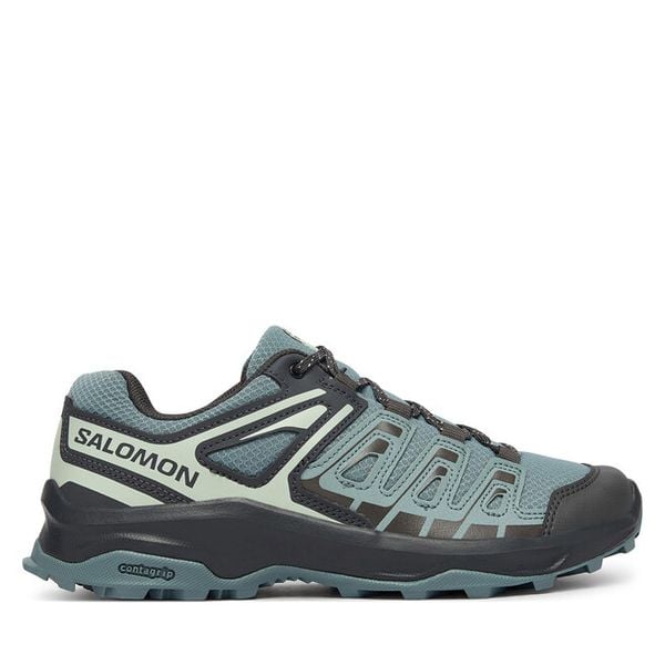 Trekkingi Salomon. Czerwone buty trekkingowe Salomon, bez zapięcia. Za 479.99 zł.