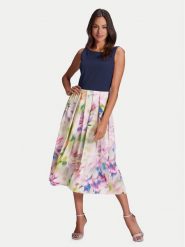 Swing Sukienka koktajlowa 5AG25800 Kolorowy Regular Fit. Sukienki Swing, bez wzorów, z syntetyku, wizytowe, bez kołnierzyka, bez ramiączek. Za 419.99 zł.