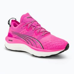 Buty do biegania damskie PUMA Foreverrun Nitro. Czerwone buty do biegania Puma, bez wzorów, bez zapięcia, do biegania. Za 419.99 zł.