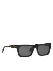 Off-White Okulary przeciwsłoneczne OERI13E Czarny. Czarne okulary przeciwsłoneczne OFF-WHITE, bez wzorów, plastikowe. Za 1,108.99 zł.