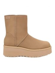 UGG Skórzane botki "Cityfunc Mid" w kolorze beżowym rozmiar: 36. Brązowe botki UGG, bez wzorów, bez obcasa, na platformie, bez zapięcia. Za 604.83 zł.