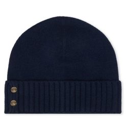 Czapka LAUREN RALPH LAUREN. Niebieskie czapki zimowe Lauren Ralph Lauren, bez wzorów. Za 419.99 zł.