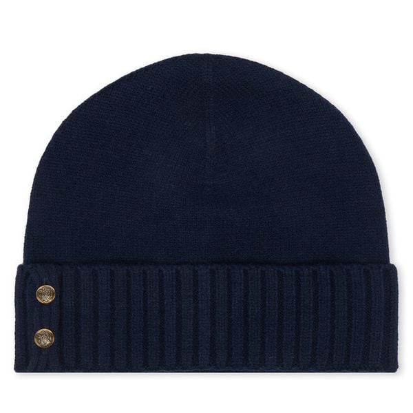 Czapka LAUREN RALPH LAUREN. Niebieskie czapki zimowe Lauren Ralph Lauren, bez wzorów. Za 419.99 zł.
