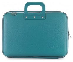 Torba Bombata Classic 15''-16'' teal blue. Niebieskie torby na laptopa Bombata, bez wzorów, na ramię. Za 259.00 zł.