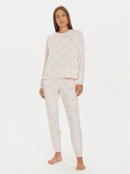 United Colors Of Benetton Piżama 360T3P030 Różowy Regular Fit. Czerwone piżamy United Colors Of Benetton, l, bez wzorów, z syntetyku, bez kołnierzyka, bez ramiączek. Za 159.99 zł.