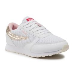 Buty Fila Orbit F Low Wmn W FFW0040-13069 białe. Białe buty treningowe bez wzorów, z materiału, bez zapięcia. Za 309.79 zł.