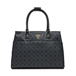 Torba Guess. Czarne torby podróżne Guess, z aplikacjami. Za 419.99 zł.