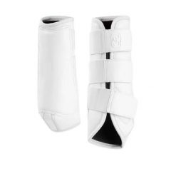 Zamknięte z przodu buty dla koni PS of Sweden Premium (x2). Białe buty treningowe PS OF SWEDEN, bez wzorów, bez zapięcia, do jazdy konnej. Za 389.00 zł.