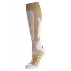 Skarpety narciarskie damskie X-Socks Ski Metal białe. Białe skarpetki X-Socks, bez wzorów, z elastanu. Za 70.49 zł.