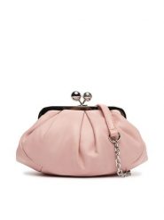 Weekend Max Mara Torebka Prati 2525516204600 Różowy. Czerwone kopertówki Weekend Max Mara, bez wzorów, ze skóry, wizytowe, bez dodatków. Za 1,299.00 zł.