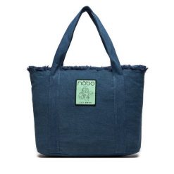 Torebka Nobo. Niebieskie shopper bag NOBO, bez wzorów, bez dodatków. Za 122.99 zł.
