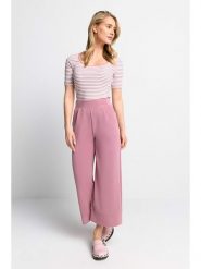 Rich & Royal Top w kolorze jasnoróżowo-białym rozmiar: XL. Białe topy Rich & Royal, xl, bez wzorów, z bawełny, bez kołnierzyka, bez ramiączek. Za 83.62 zł.
