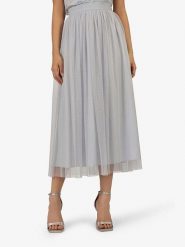 APART Spódnica w kolorze szarym rozmiar: 40. Szare spódnice Apart, na co dzień, bez wzorów, z tiulu, maxi, proste. Za 165.99 zł.