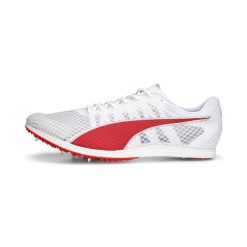 Buty sportowe Puma Evospeed Distance 11. Białe buty do biegania Puma, bez wzorów, bez zapięcia, do biegania. W wyprzedaży za 283.85 zł.