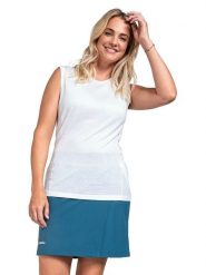 Schöffel Top funkcyjny "Vietas" w kolorze białym rozmiar: 40. Białe topy Schöffel, bez wzorów, bez kołnierzyka, bez ramiączek. Za 66.45 zł.