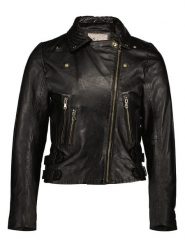 7eleven Skórzana kurtka "Luxy" w kolorze czarnym rozmiar: 42. Czarne kurtki 7eleven, bez wzorów, z materiału, bez kaptura. Za 578.99 zł.